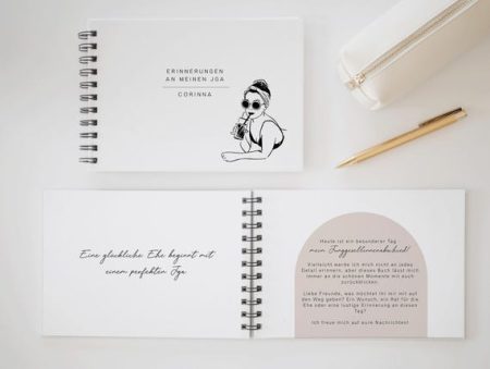 Erinnerungsalbum JGA | Brautparty Fotoalbum | personalisiertes Album | Junggesellinnenabschied Team Braut | Hardcover Ringbuch | modern